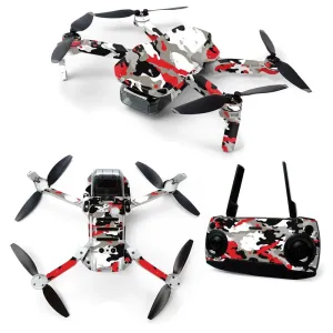 MightySkins DJMAVMIN-Red Camo Skin for DJI Mavic Mini Portable Drone Q-DJI Mavic Mini skin