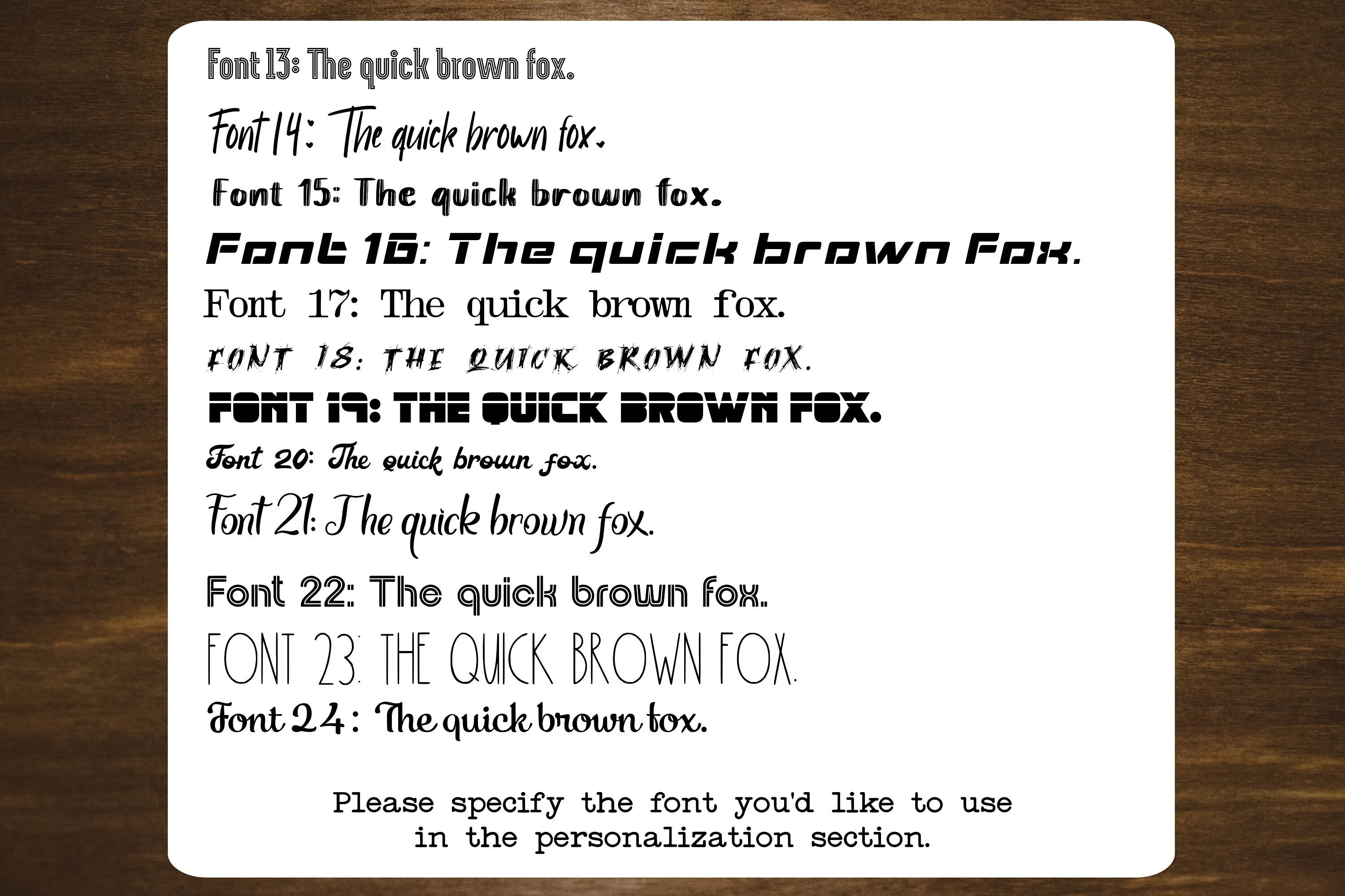 Minimalist Label With Space for Two Custom Texts Style A