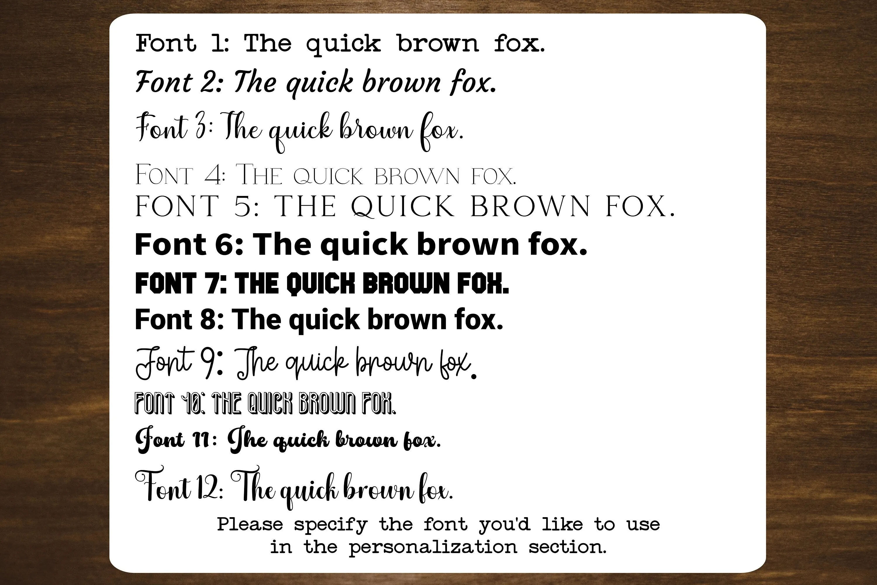 Minimalist Label With Space for Two Custom Texts Style A