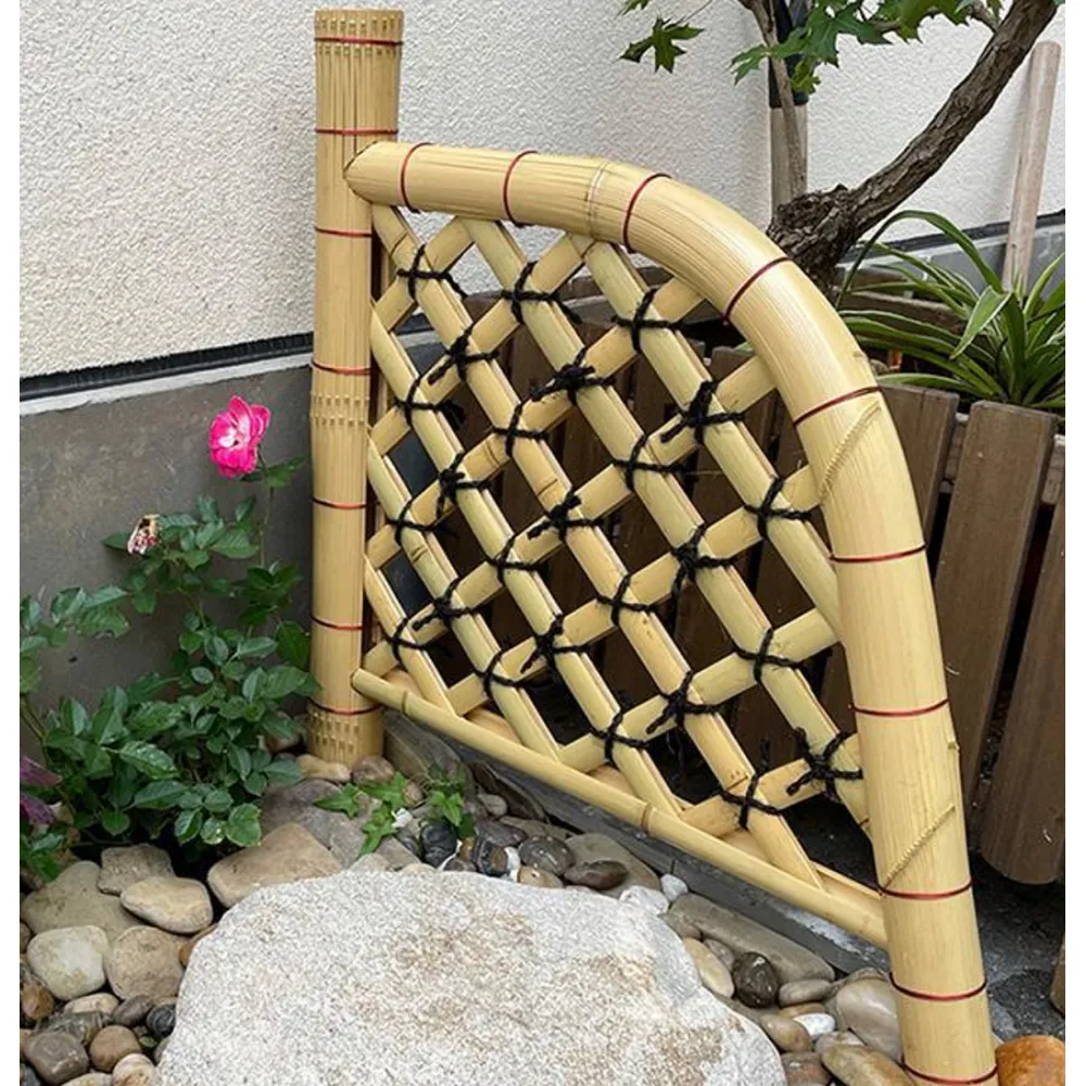 Modern vaired styles and sizes(W182cmXH118cm) Japanese bamboo door /garden entrance customizable