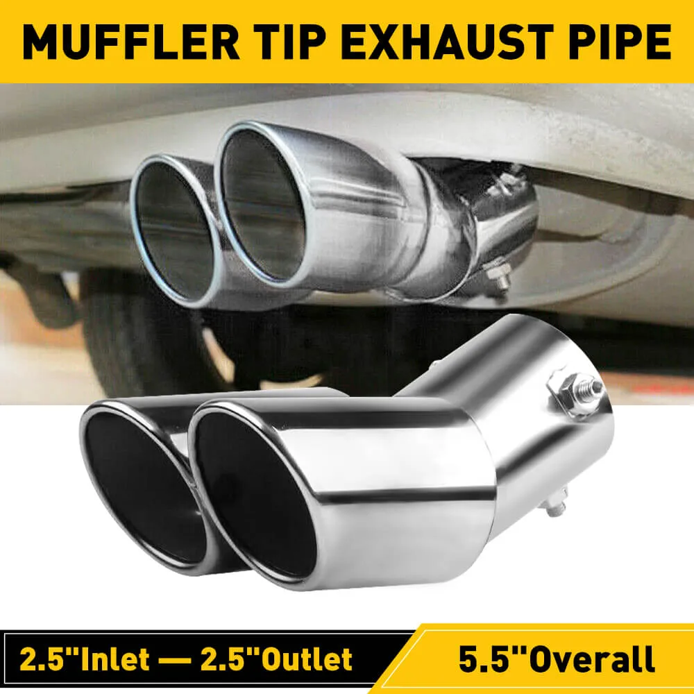 Muffler Tip Exhaust Pipe Elbow Exhaust Tubing for Car Modified