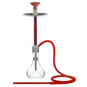 MYA - Stainless Steel Hookah - Clio 124A - Red