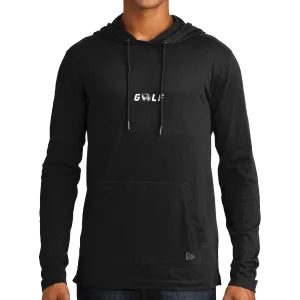 New Era Tri-Blend Performance Pullover Hoodie Tee- Golf Head