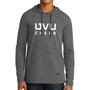 New Era Tri-Blend Performance Pullover Hoodie Tee- UVU Cheer
