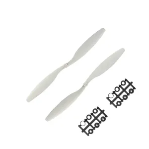 Orange HD Propellers 1245(12X4.5) ABS White 1CW 1CCW-1pair