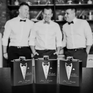 Personalized Wedding Flasks For Groomsmen