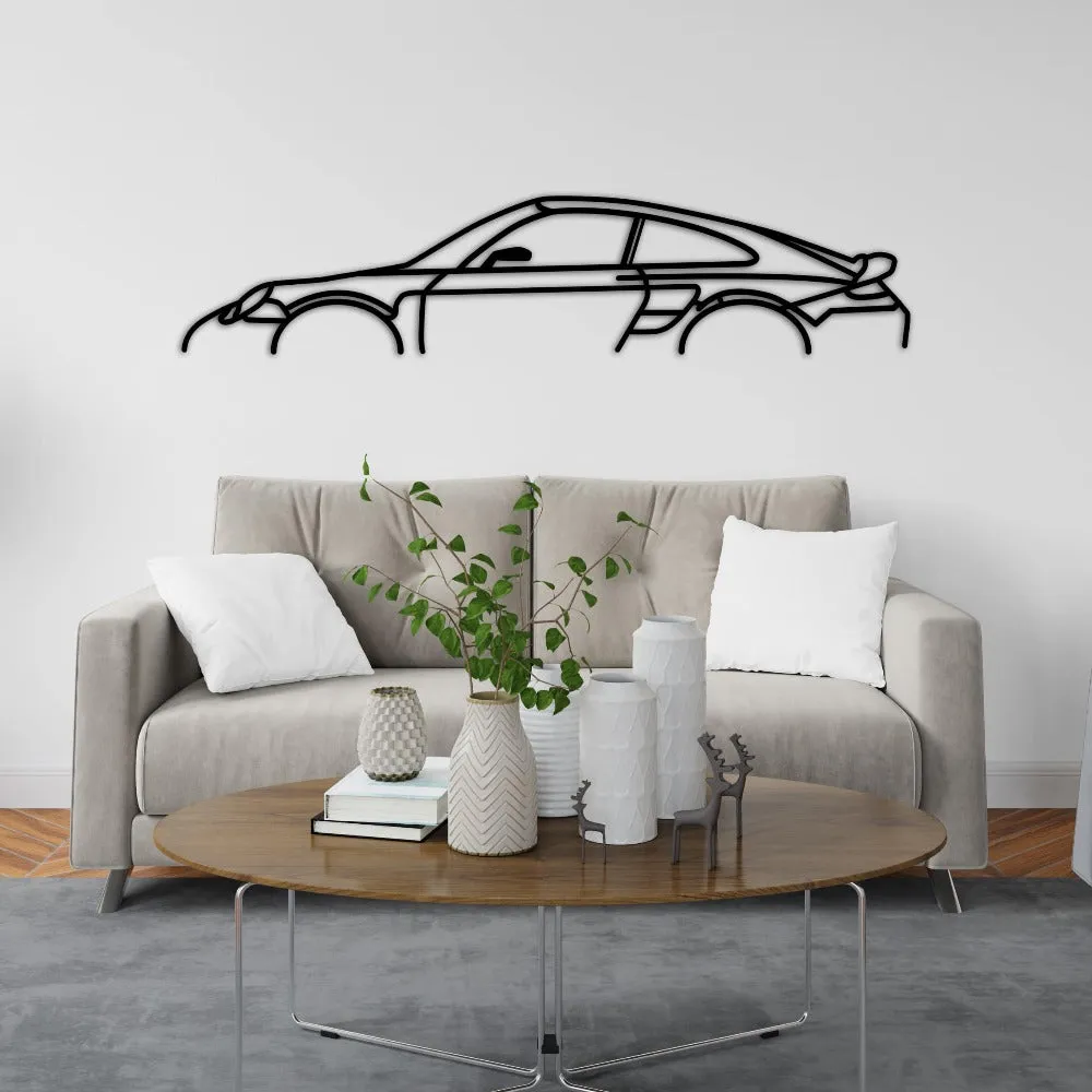 Porsche 911 Turbo S 997 Car Silhouette