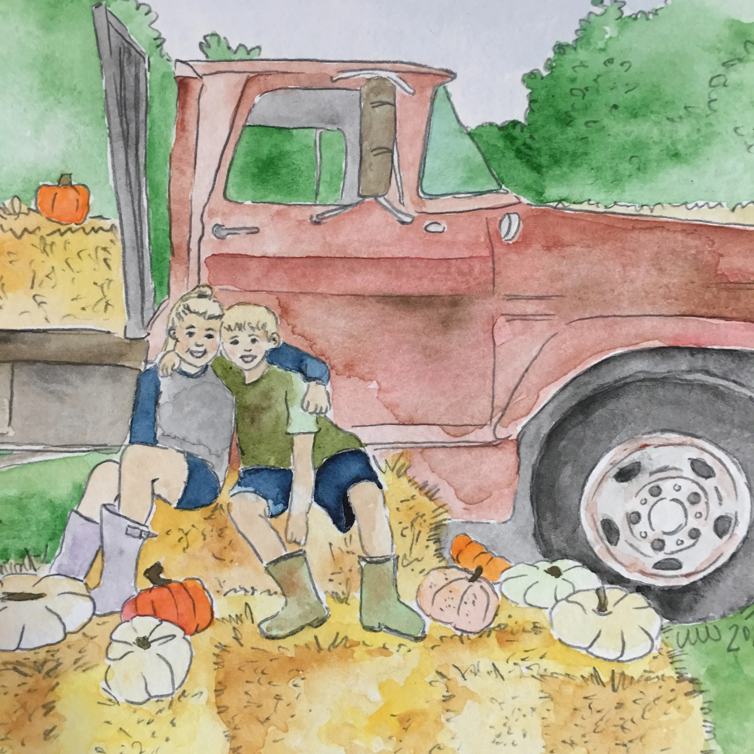 Portrait Watercolor Commission
