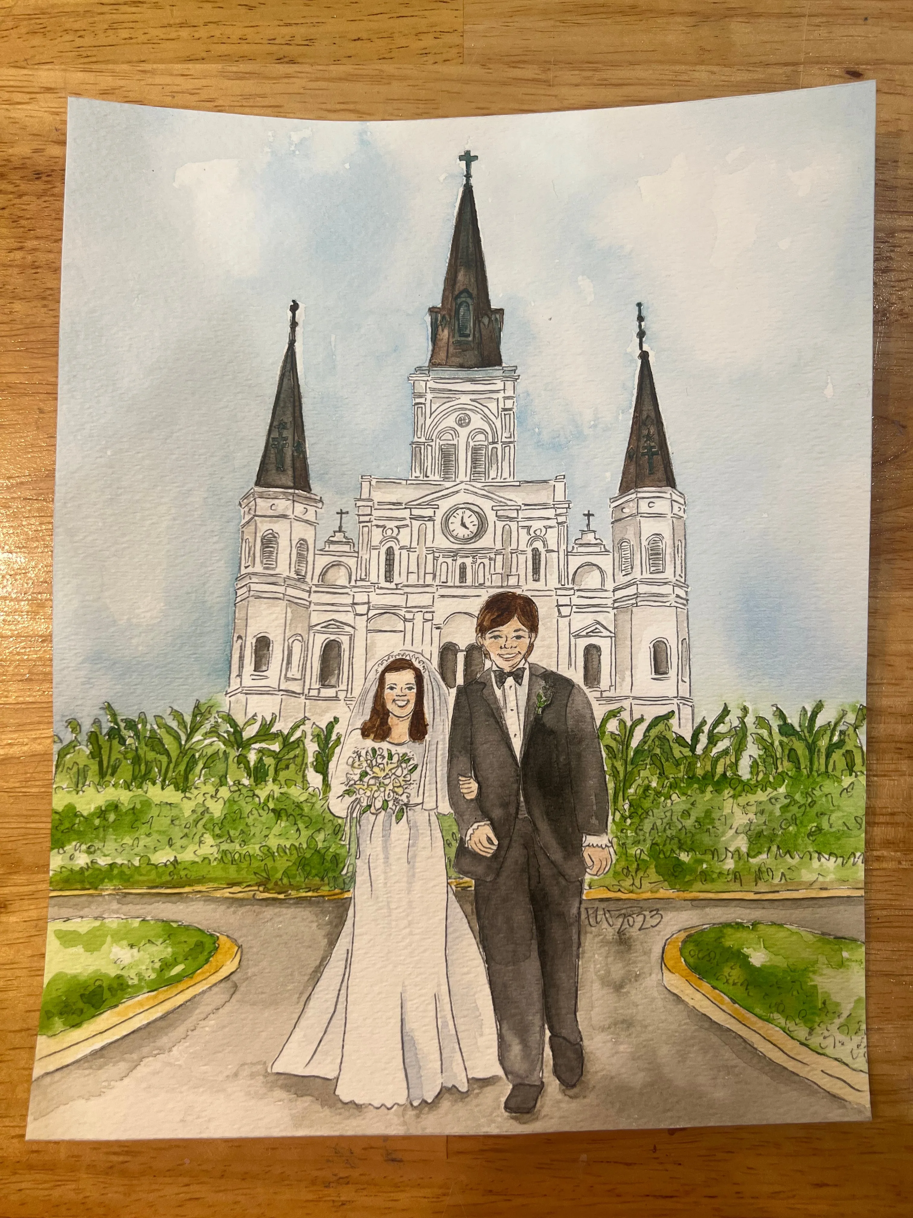 Portrait Watercolor Commission