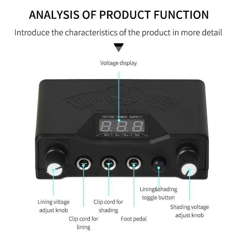 Professional Rotary Tattoo Machine Swiss Motor Pen Permanent Makeup Tattoo Machine Sets Tattoo Power Strong Quiet Motor Supply