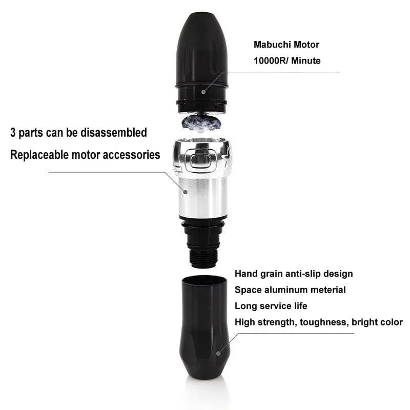Professional Rotary Tattoo Machine Swiss Motor Pen Permanent Makeup Tattoo Machine Sets Tattoo Power Strong Quiet Motor Supply
