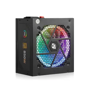 PSU007 80  Gold 850 Watt ATX 3.0 & PCIe 5.0 Fully Modular Power Supply w/ 80 Plus Gold Certified