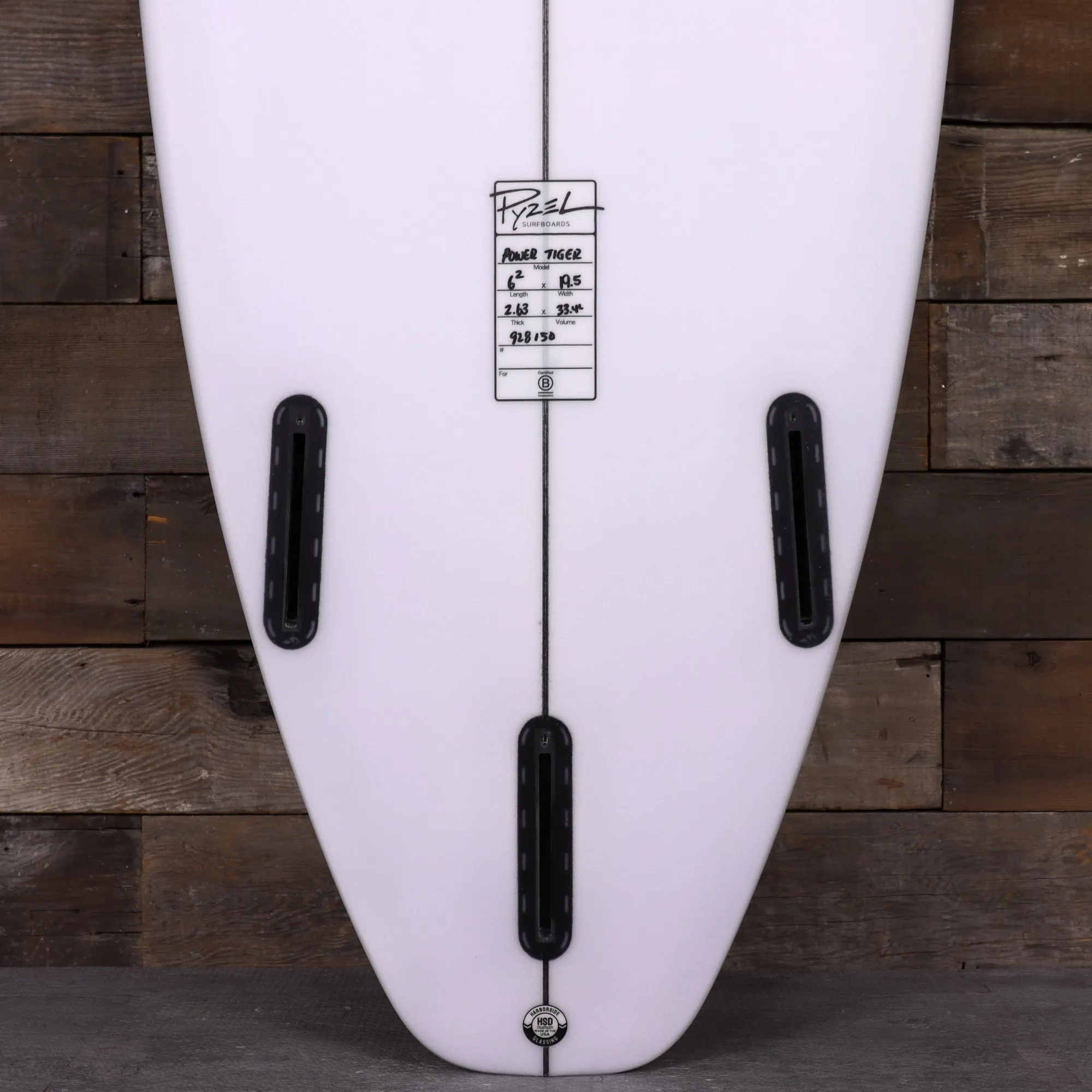 Pyzel Power Tiger 6'2 x 19 ½ x 2 ⅝ Surfboard