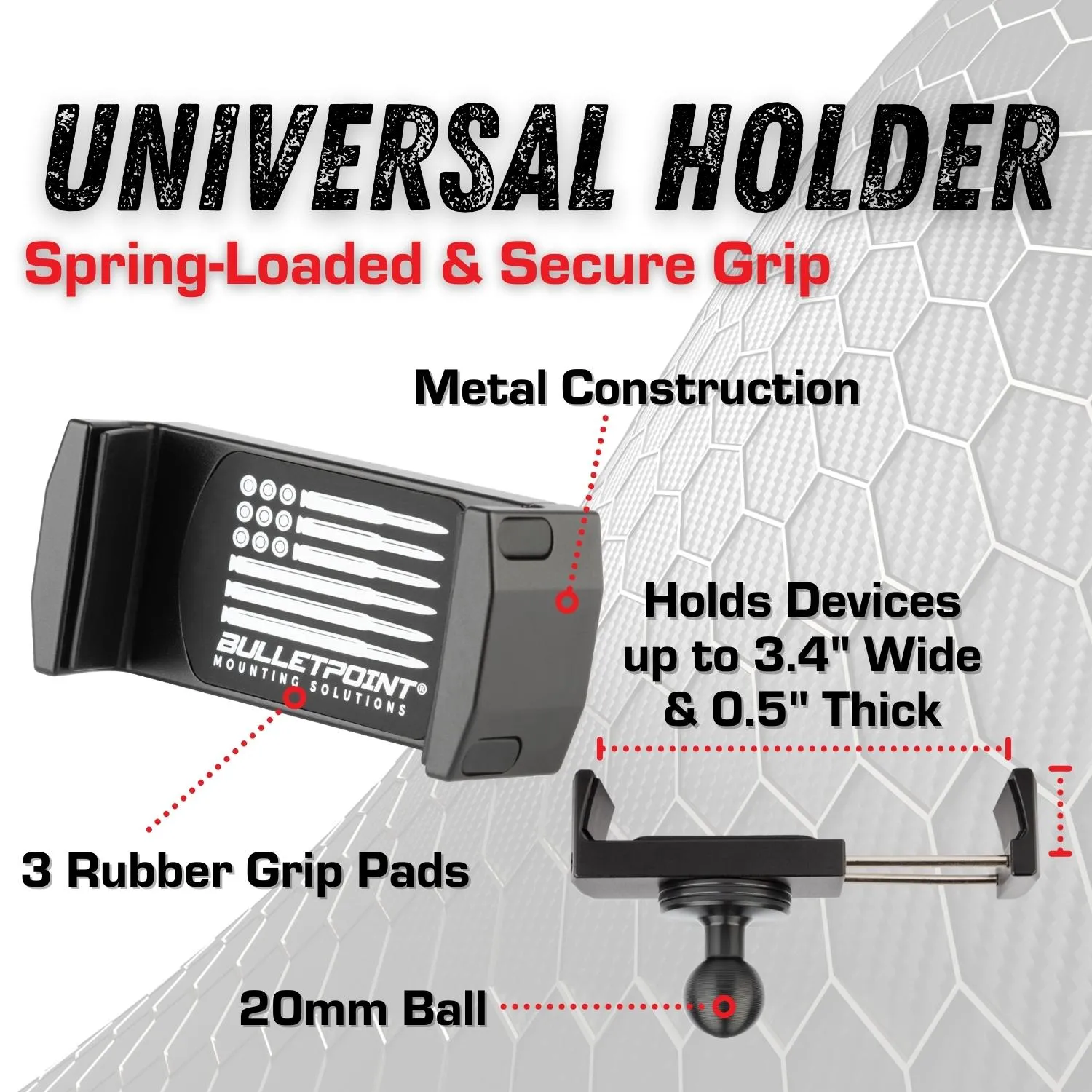 RubiGrid® 2022  GMC Sierra   Chevrolet Silverado Dash Mount 13.4" Screen