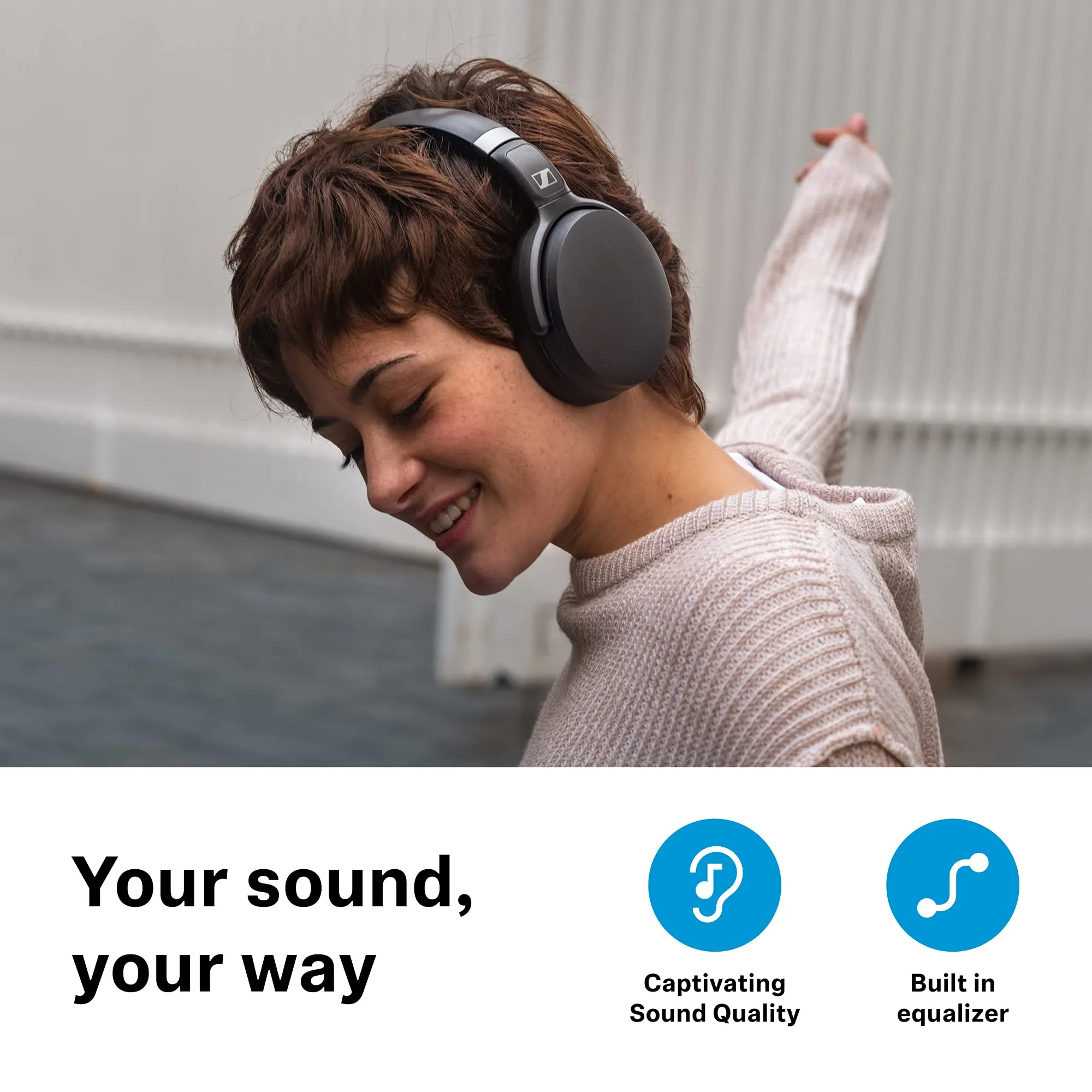 Sennheiser HD 450BT Wireless Active Noise Cancelling Headphone