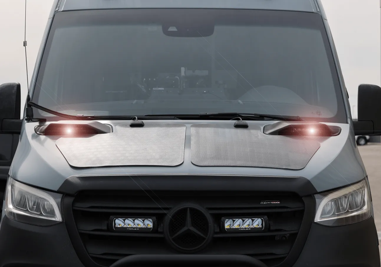Sprinter Vent Pod Lights (Hood Scoops)