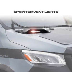 Sprinter Vent Pod Lights (Hood Scoops)