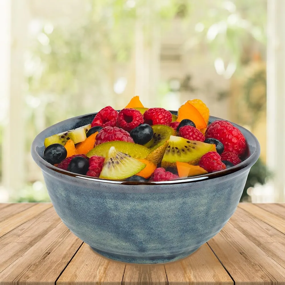 The Better Home Terra Series Ceramic Serving Bowl | Ramen Soup Bowl Microwave Safe | Scratch Resistant | Stain Proof