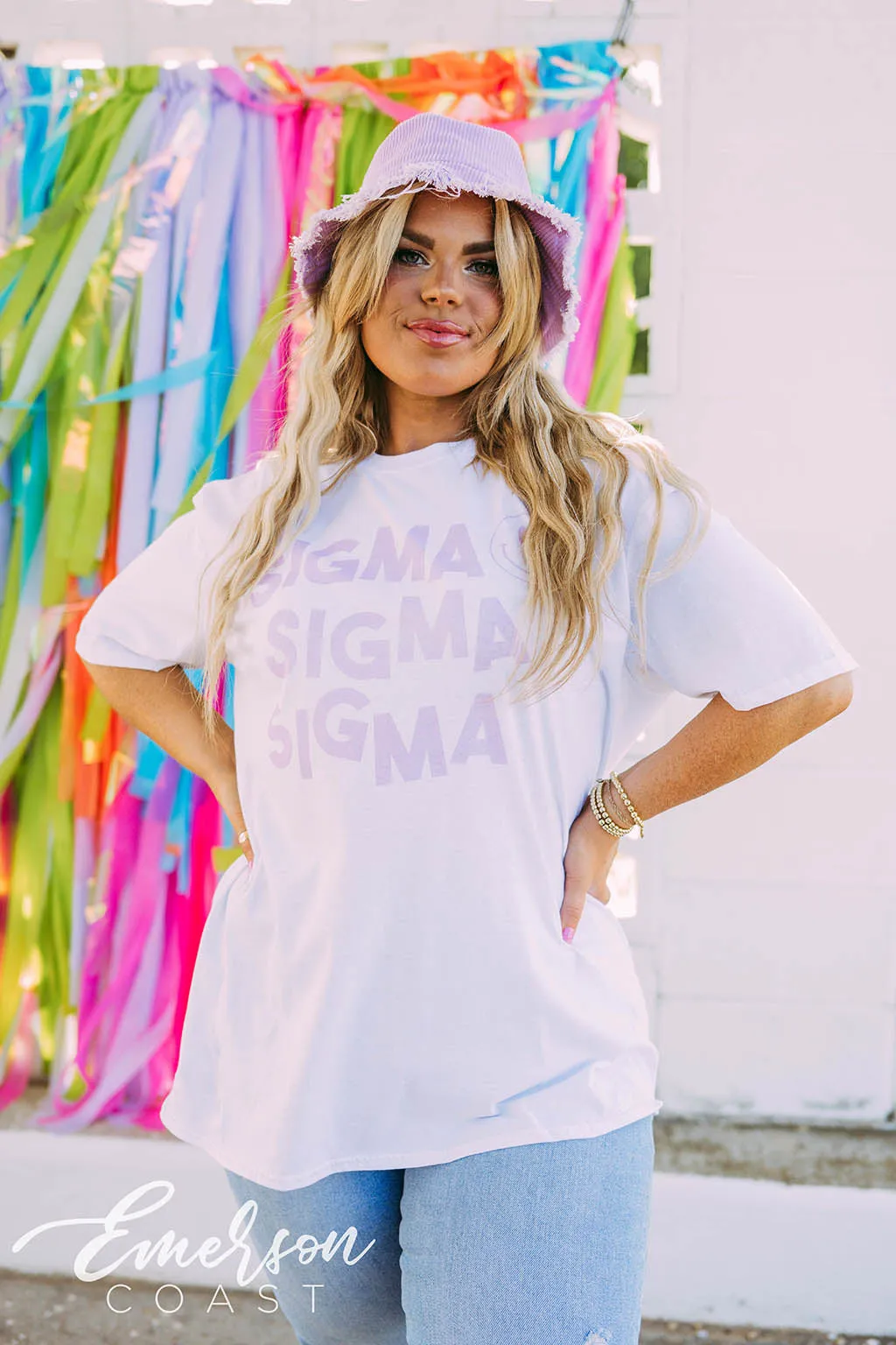 Tri Sigma Smiley Tee