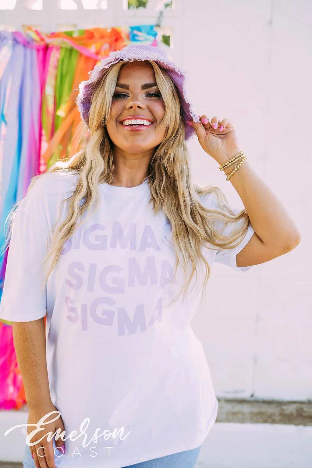Tri Sigma Smiley Tee