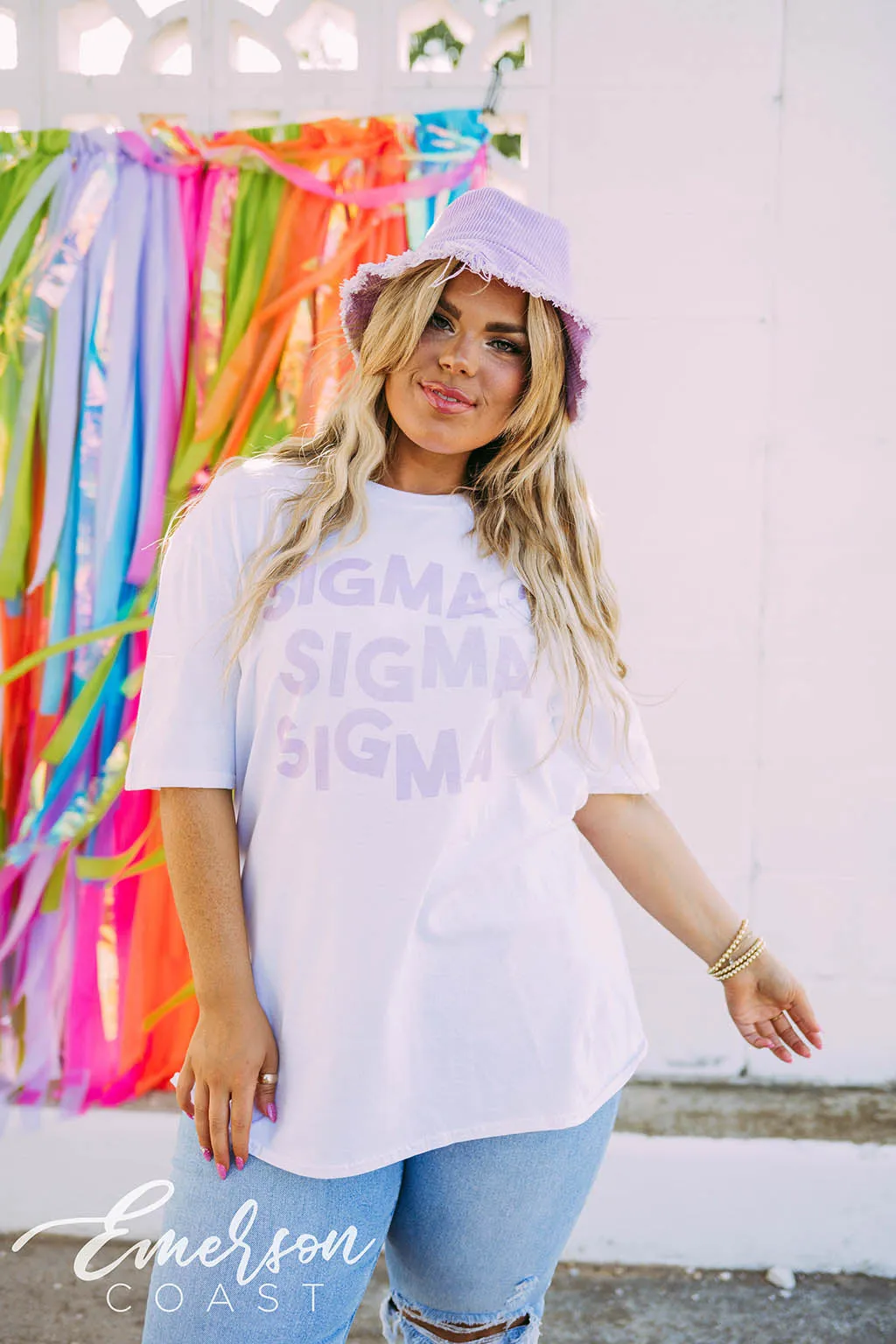 Tri Sigma Smiley Tee