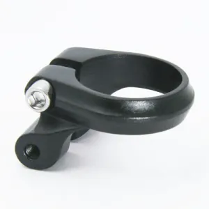 Uc Seat Clmp W/Rack Mnt,28.6 Alloy,Blk,W/Threaded Eyelets Rack Mount Seatpost Clamp Ultracycle Seatposts