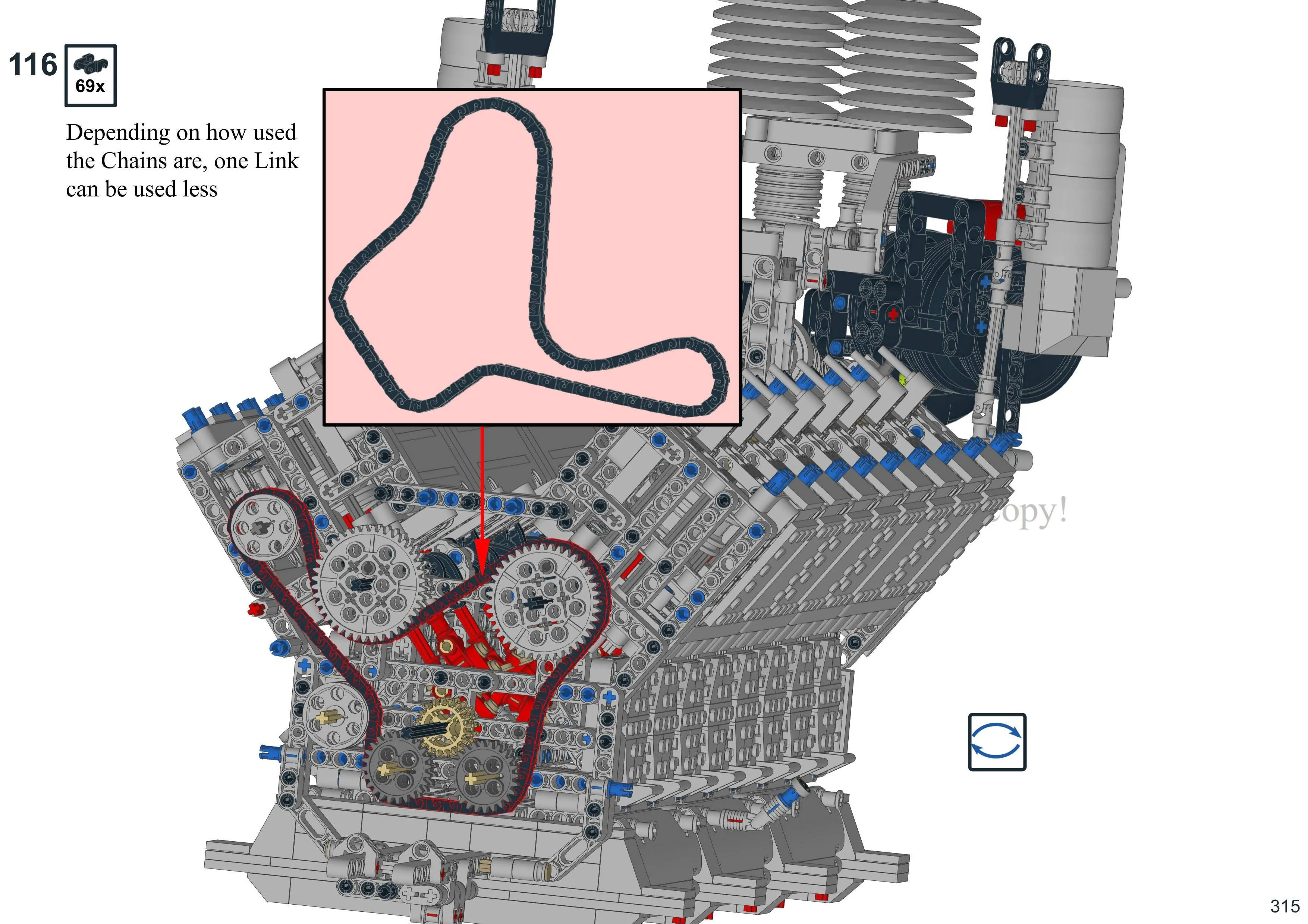V16 Diesel Engine