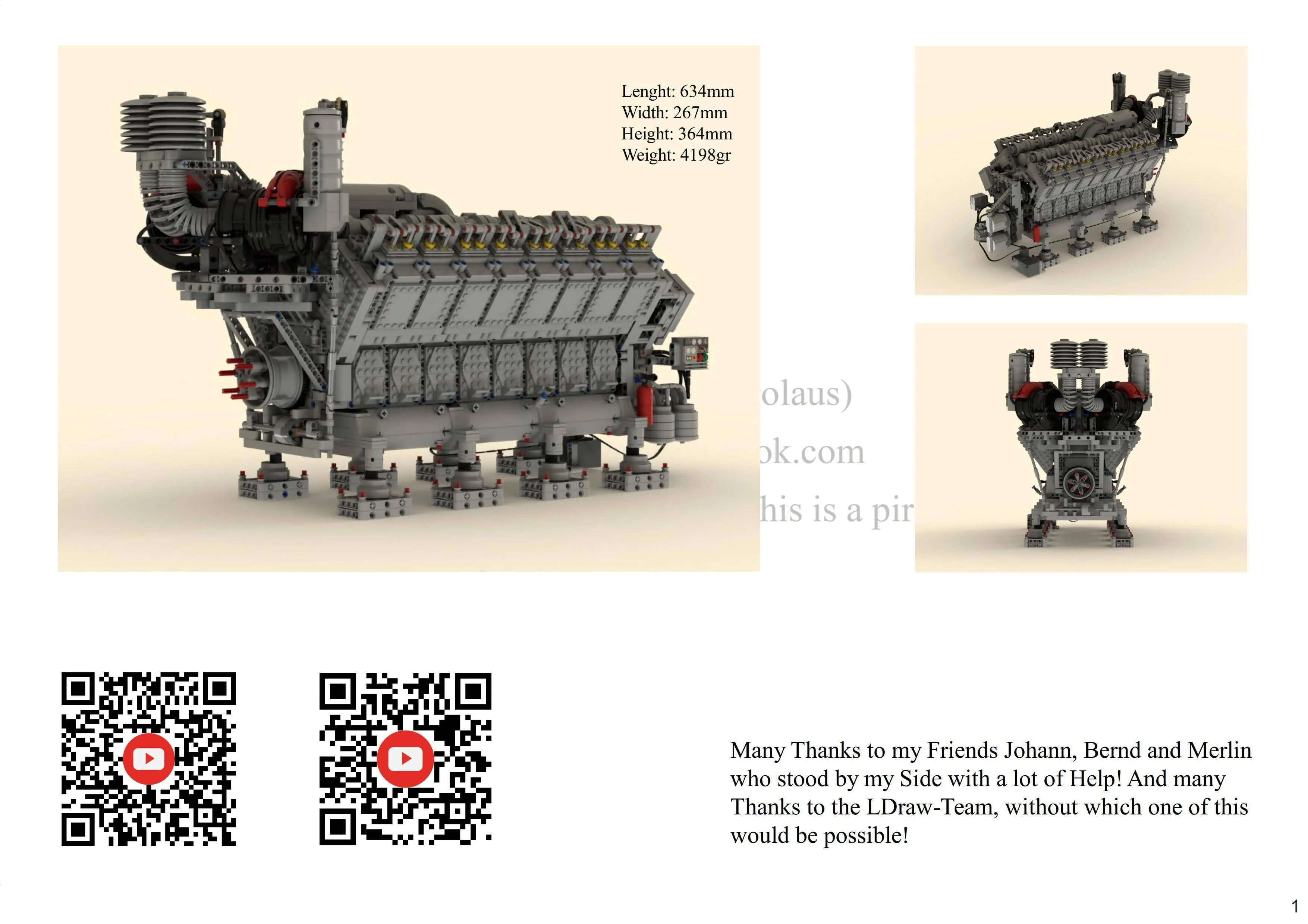 V16 Diesel Engine