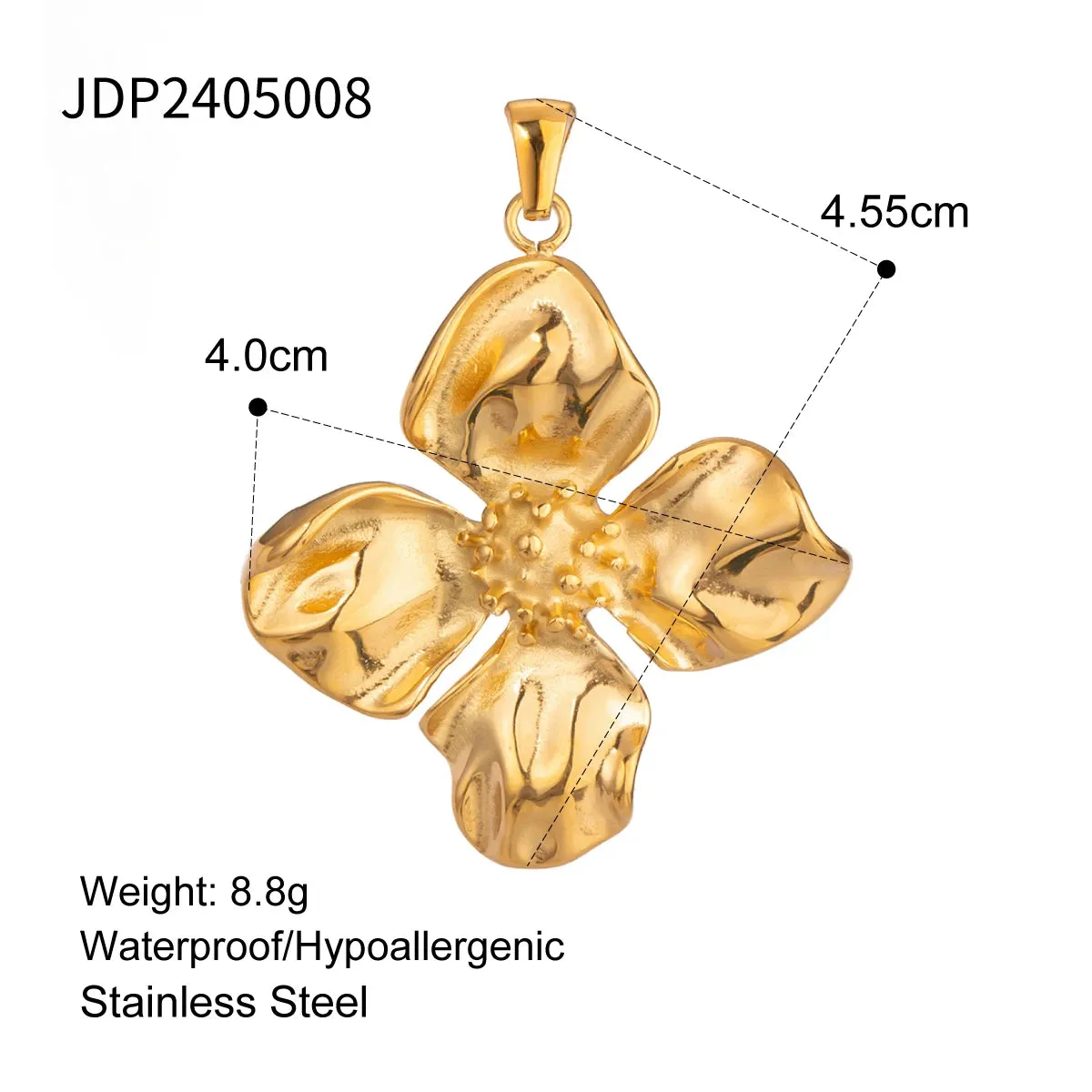 VAIGE Conch Sea Shell and Starfish Stainless Steel Charm for DIY Jewelry Crafting - Perfect for Handmade Necklaces and Unique Accessories