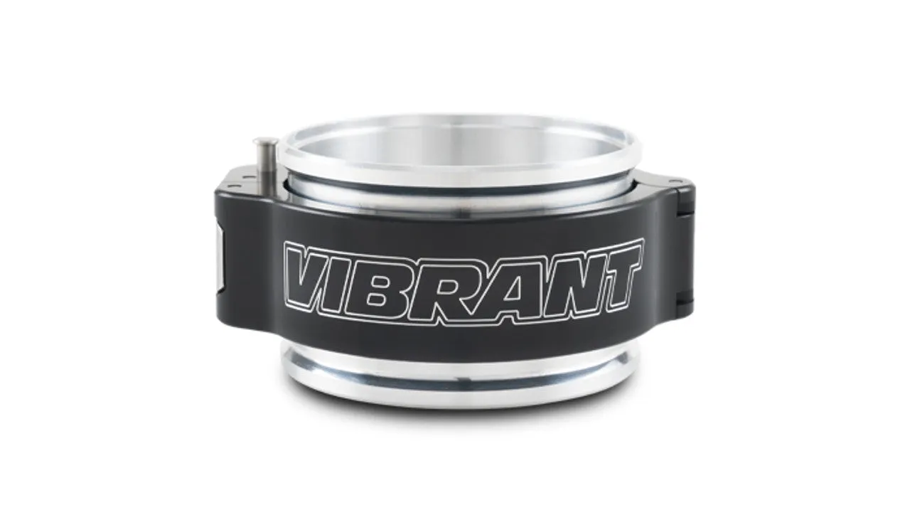 Vibrant 3.00" O.D. Aluminized Pinless HD Clamp Assembly - Anodized Black - 32516