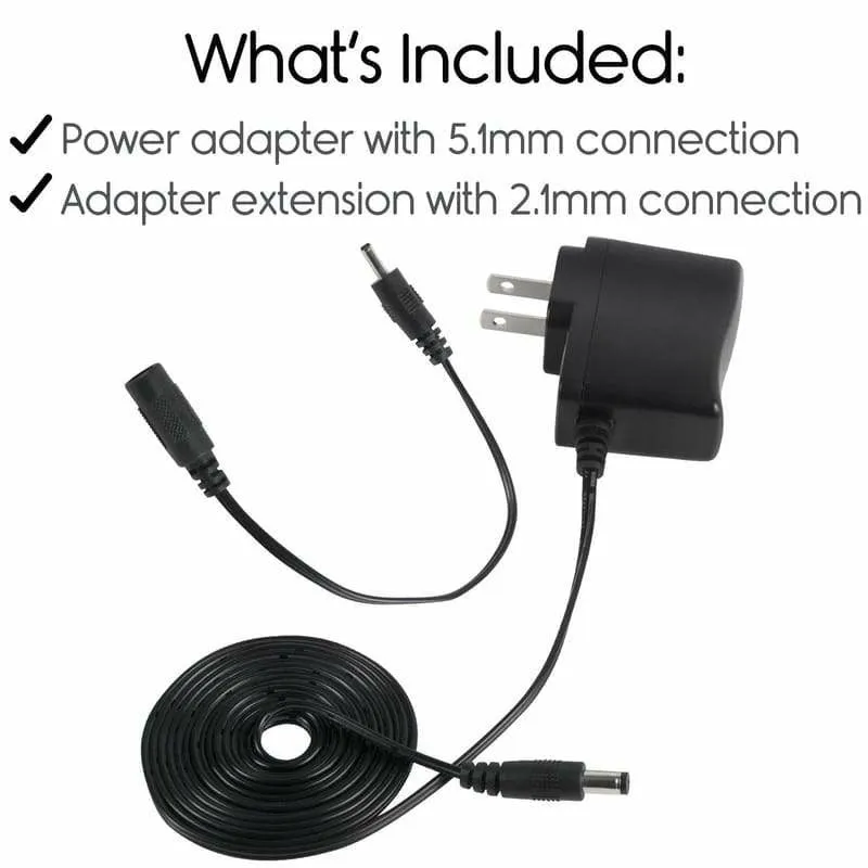 Vive Health Precision 6V Power Adapter - Black