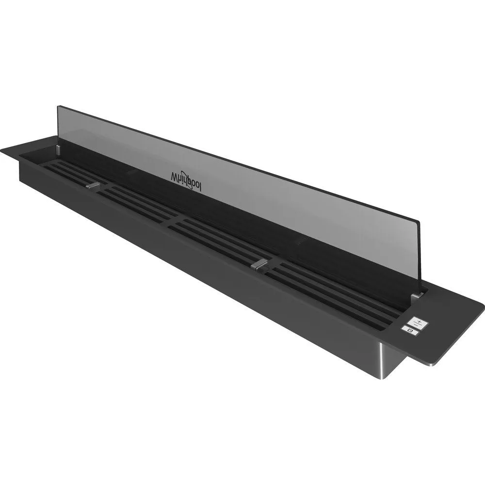 Whirlpool WDO93FBK 86cm Wide Built-In Downdraft Hood - Black