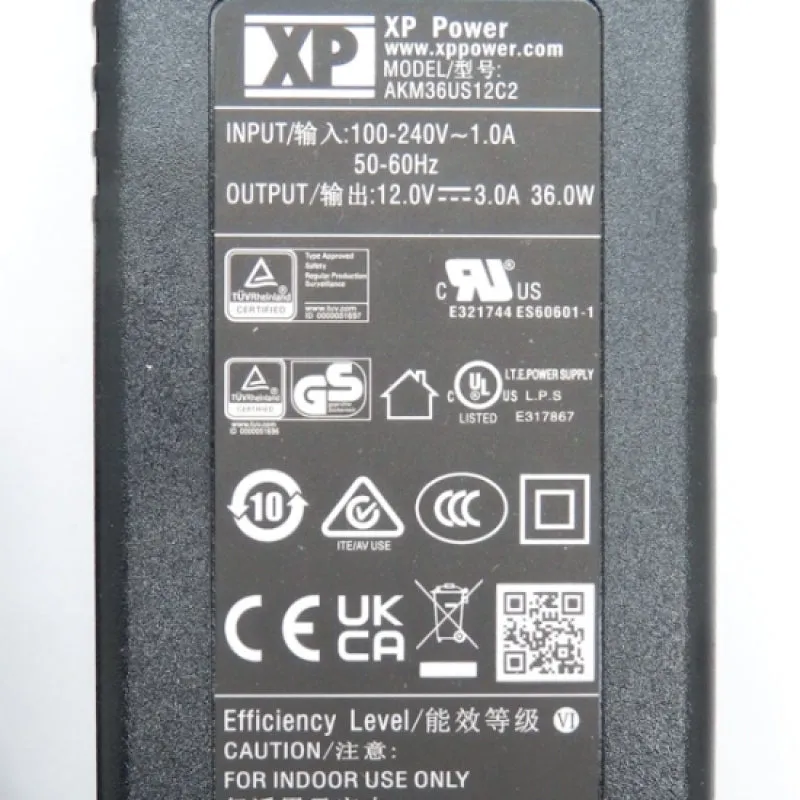 XP Power 36W External Desktop Power Supply AKM36US12C2